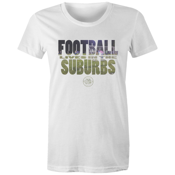 Matchday One Womens T-Shirt - Football Lives in the Suburbs